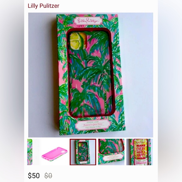 Lilly Pulitzer Accessories - Like New Lilly Pulitzer Phone, original packaging, Fits IPhone 11 Pro, pretty 💕